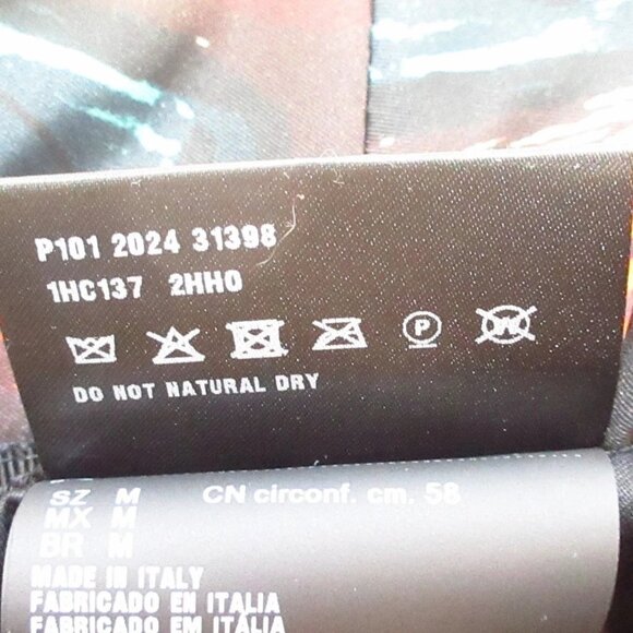 Auth PRADA Printed Re-Nylon Bucket Hat 1HC137_2HHO_F0049 Orange Blue Green Multi - Picture 7 of 8